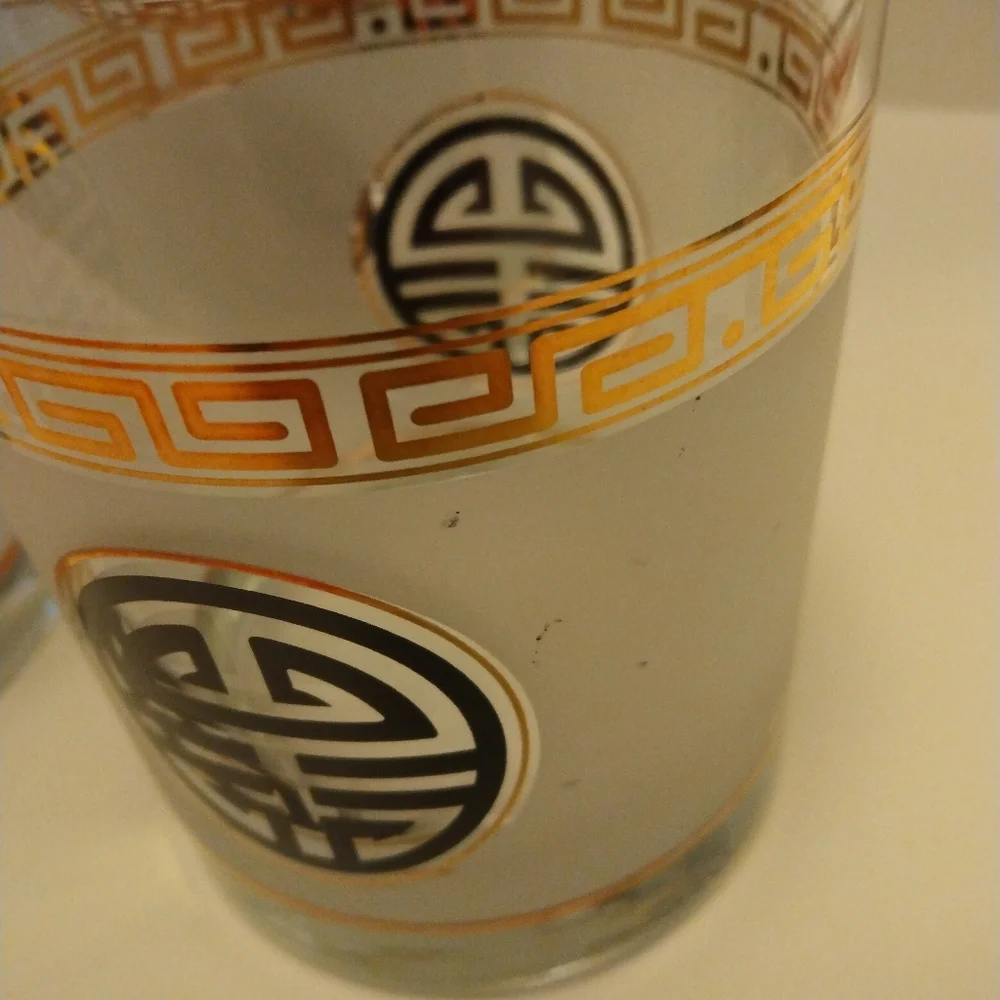 Culver Vintage rock glasses. Bar ware. 4. Good condition - Picture 2 of 3